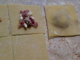 Raviolli Feta cheese and Meat