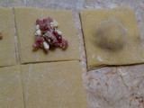 Raviolli Feta cheese and Meat