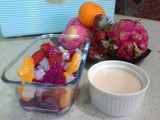 Salad Buah Saus Yoghurt