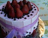 Foto langkah ke 8 dari resep Rainbow Cake with Choco Chips.