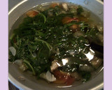 Foto langkah ke 3 dari resep sayur bayam gambas.