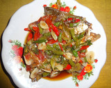 Foto langkah ke 4 dari resep Ikan Asin Cabe Iris.