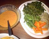 Foto langkah ke 3 dari resep Pecel Sayur.