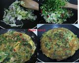 Foto langkah ke 3 dari resep Dadar Sayur.