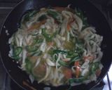 Foto langkah ke 4 dari resep Tumis Jamur Cabe Ijo.
