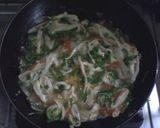 Foto langkah ke 5 dari resep Tumis Jamur Cabe Ijo.