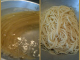 spaghetti kacang kancing