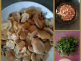 spaghetti kacang kancing