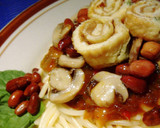 Foto langkah ke 4 dari resep spaghetti kacang kancing.