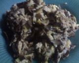 Foto langkah ke 2 dari resep Tumis Jantung Pisang Pedas.