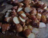 Foto langkah ke 3 dari resep Tumis Jantung Pisang Pedas.