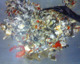 Foto langkah ke 5 dari resep Tumis Jantung Pisang Pedas.