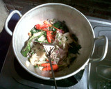 Foto langkah ke 4 dari resep Sayur Cecek Kuah Santan.