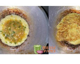 Foto langkah ke 4 dari resep Telur Dadar Daun Bawang.