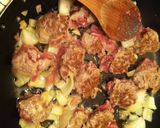 Foto langkah ke 3 dari resep Sup Asparagus Bola-Bola Daging.