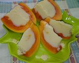 Foto langkah ke 4 dari resep PUDING DALAM PEPAYA.