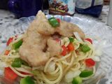 Spaghetti Ayam Paprika