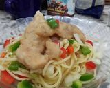 Foto langkah ke 8 dari resep Spaghetti Ayam Paprika.