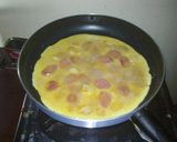 Foto langkah ke 5 dari resep Pizza Telur.