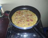 Foto langkah ke 6 dari resep Pizza Telur.
