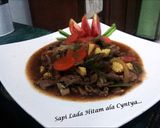 Foto langkah ke 7 dari resep Sapi Lada Hitam.