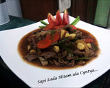 Foto langkah ke 7 dari resep Sapi Lada Hitam.