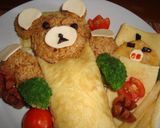 Foto langkah ke 3 dari resep SLEEPING BEAR BENTO.