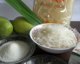 Foto langkah ke 1 dari resep Bihun Kukus Mangga Saus Santan.