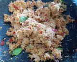 Foto langkah ke 3 dari resep Pepes Ikan Kembung Sambal Urap.