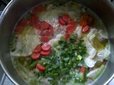 Sop Campur Sosis dan Bola Daging