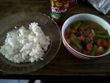 Sop Campur Sosis dan Bola Daging