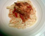 Foto langkah ke 6 dari resep Mackerel Fettuccine.
