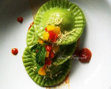 Foto langkah ke 13 dari resep Spinaci Ravioli Contenuto di verdure gamberetti.