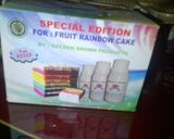 Foto langkah ke 1 dari resep Rainbow Steam Roll Cake.