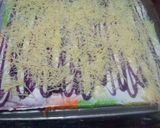 Foto langkah ke 7 dari resep Rainbow Steam Roll Cake.