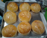 Foto langkah ke 5 dari resep Roti almond coklat.