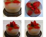Foto langkah ke 3 dari resep Puding Strawberry.
