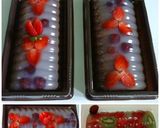 Foto langkah ke 4 dari resep Puding Strawberry.