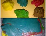 Foto langkah ke 1 dari resep Kue kering rainbow.