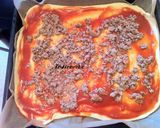 Foto langkah ke 6 dari resep Pizza Daging Cincang.