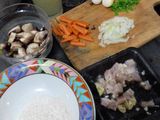 Sea Bass Champignon Herbs Risotto ala Asia