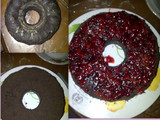 black strawberry cake