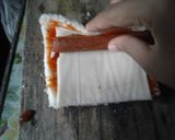 Foto langkah ke 3 dari resep Sandwich Gulung Sosis.