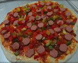Foto langkah ke 4 dari resep Pizza Mudah Buat Si Malas.
