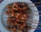 Foto langkah ke 3 dari resep Sate Jamur Bakso.