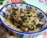 Foto langkah ke 6 dari resep ayam saus keju bayam *edisi bocah 1y+.