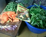 Foto langkah ke 1 dari resep Sayur Asem kangkung.