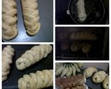Foto langkah ke 5 dari resep Roti Kepang Pisang.