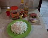 Foto langkah ke 1 dari resep Nasi Goreng Mentega Kornet Pedas.