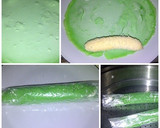 Foto langkah ke 2 dari resep ES PISANG IJO DADAR.